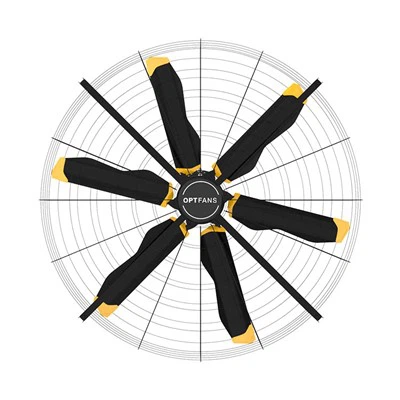 Grands ventilateurs muraux HVLS